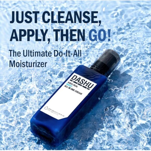 Dashu Aqua Real Moist All In One Cream Men's K-Beauty - Picture 4 of 8